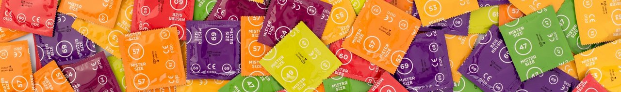 Colourful Mix Mister Size Condoms