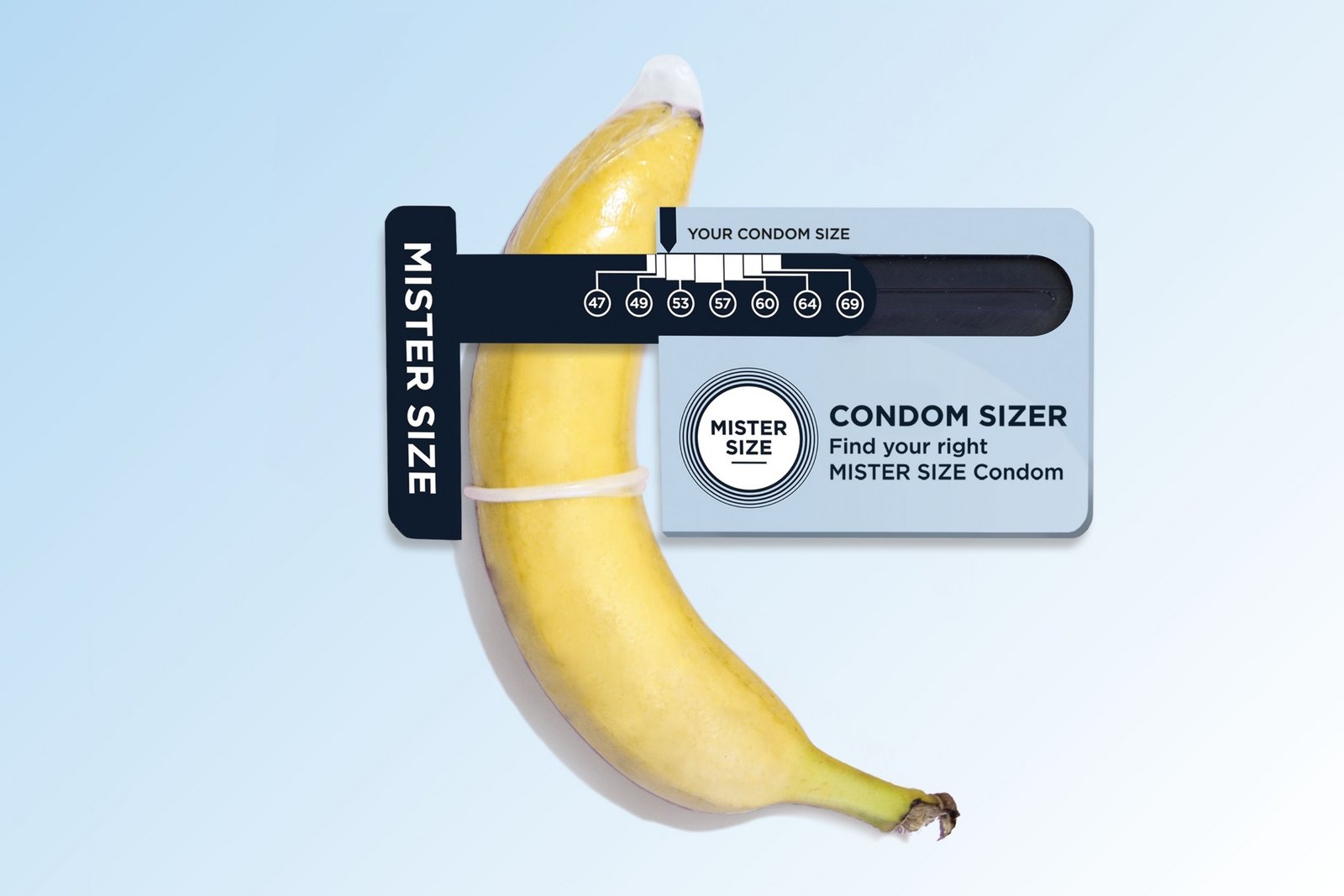 The Condom Sizer - a caliper gauge for determining condom size