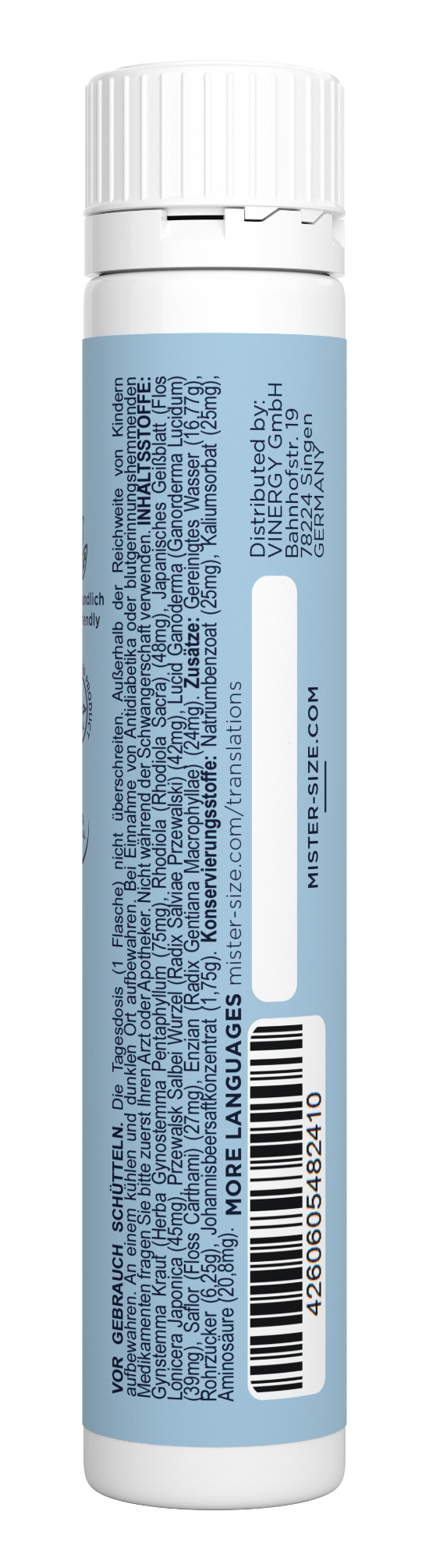 MISTER SIZE Easy Erect Shots